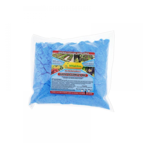 Fungicide - Fungicid Sulfat de cupru, 1 kg, MIFALCHIM, piatra vanata