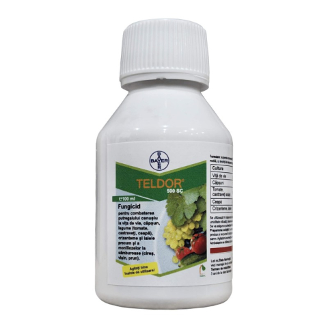 Fungicide - Fungicid TELDOR 500 SC - 100 ml, Bayer, Sistemic, Putregai cenusiu, Monilioza