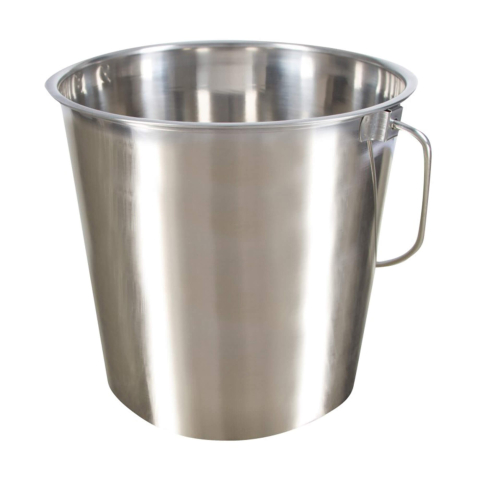 Galeata Kerbl din otel inoxidabil - 8,5 litri