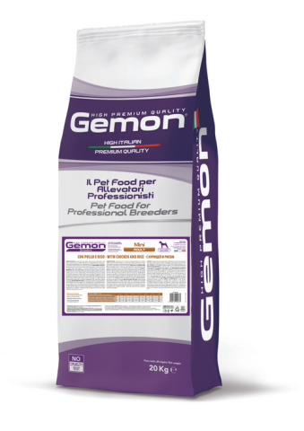 Hrana caini - Gemon Caini Mini Adult Pui si Orez Maintenance 20 kg