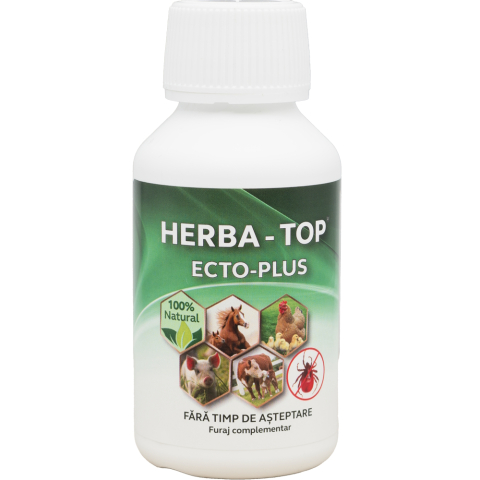 Antiparazitare - Herba-Top Ecto-Plus 100 ml - Solutie buvala pentru paduchi