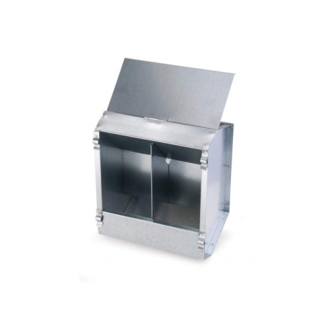 Cresterea iepurilor - Hranitoare pentru iepuri cu doua compartimente