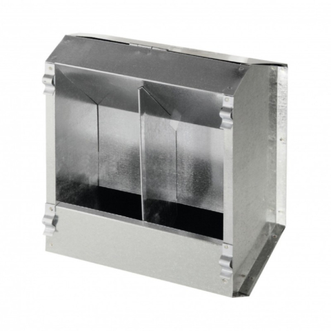 Hranitoare pentru iepuri cu doua compartimente [1]