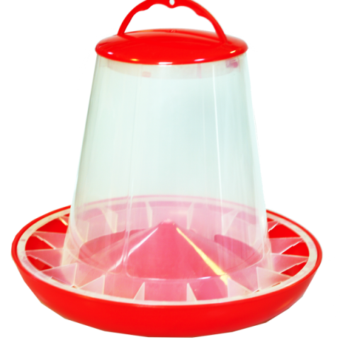 Hranitoare pui 3kg din plastic transparent