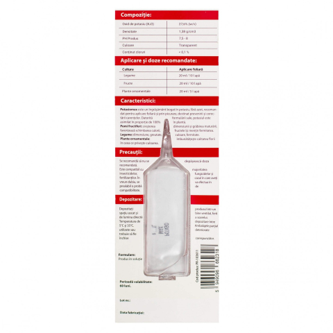 Ingrasamant cu potasiu POTASIOMAX - 20 ml, Legume, Fructe [1]