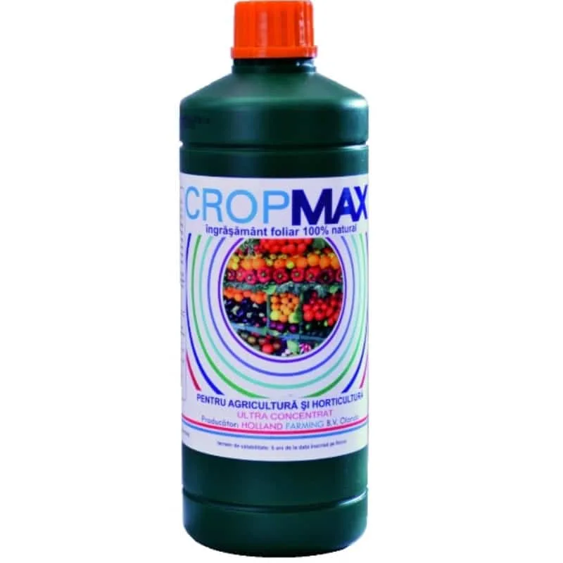 Ingrasaminte foliare si prin picurare - Ingrasamant Foliar CROPMAX - 1 Litru, Fertilizator BIO Superconcentrat