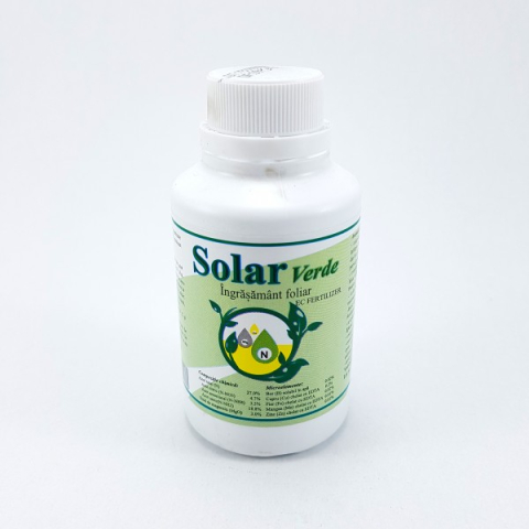 Ingrasaminte foliare si prin picurare - Ingrasamant foliar SOLAR VERDE - 100ml, Solarex