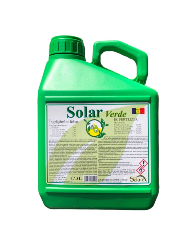 Ingrasaminte foliare si prin picurare - Ingrasamant foliar SOLAR VERDE - 3 LITRI, Solarex
