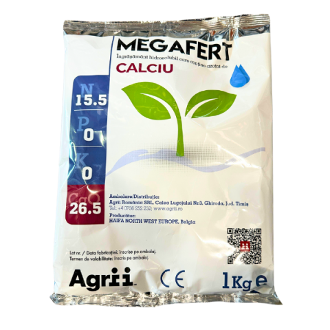 Ingrasaminte foliare si prin picurare - INGRASAMANT MEGAFERT CALCIU - 1KG R