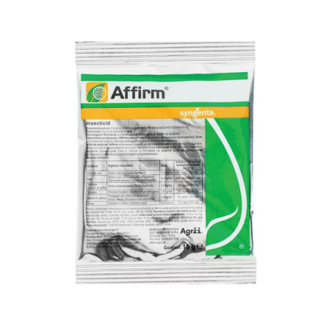 Pesticide - Insecticid AFFIRM - 15 g, Syngenta, Contact, Vita de vie, Mar, Tomate, Varza, Ardei
