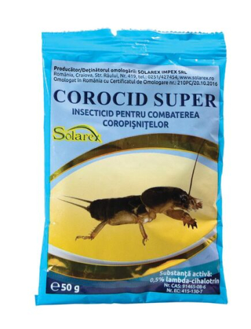 Insecticide - Insecticid COROCID SUPER - 50gr, Contact, Combaterea coropisnitelor