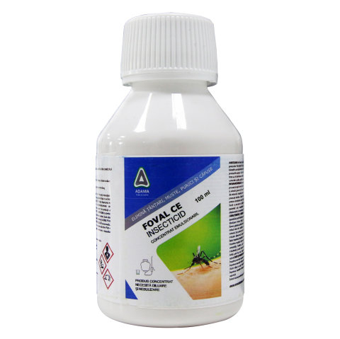 Raticide si igiena publica - Insecticid FOVAL CE - 100 ml, Kollant Italia, Muste, Tantari, Gandaci de Bucatarie