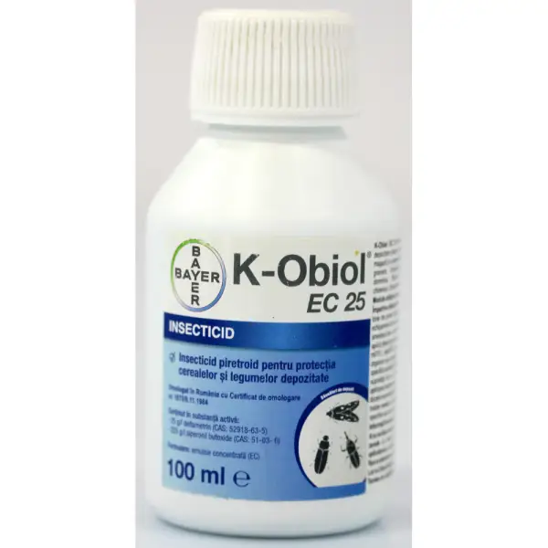 Insecticide - Insecticid K-OBIOL EC 25 - 100 ml, Envu, Contact