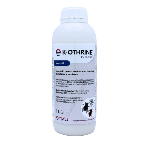Insecticid K-OTHRINE SC 7.5 FLOW - 1 Litru, Envu, Contact