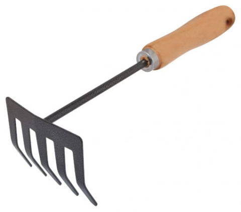 Unelte mici de mana - Mini-Grebla Maner Lemn ETS / B[mm]: 90