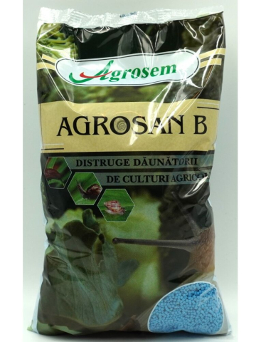 Moluscocide - Moluscocid AGROSAN B - 500 g, Kollant, Combate Melcii, Limacsii, Gasteropodele, Metaldehida 5%