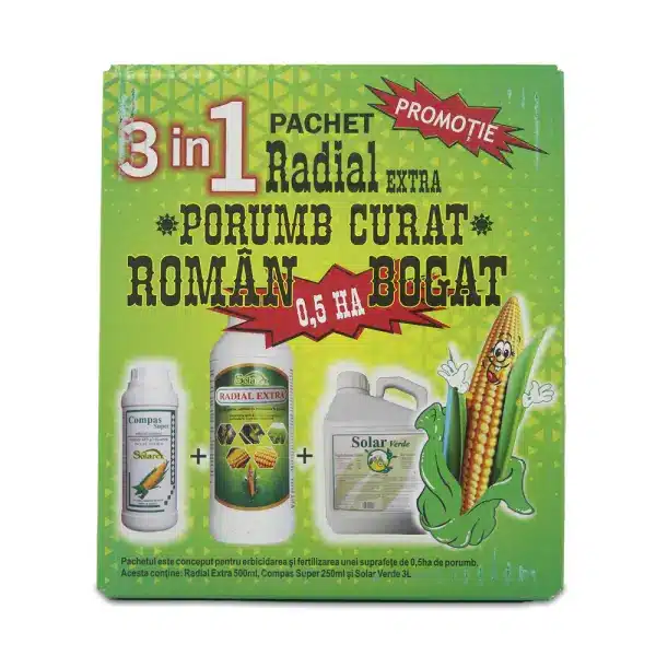 Pachet Porumb RADIAL PRO (3 in 1), Solarex - 0,5 Ha