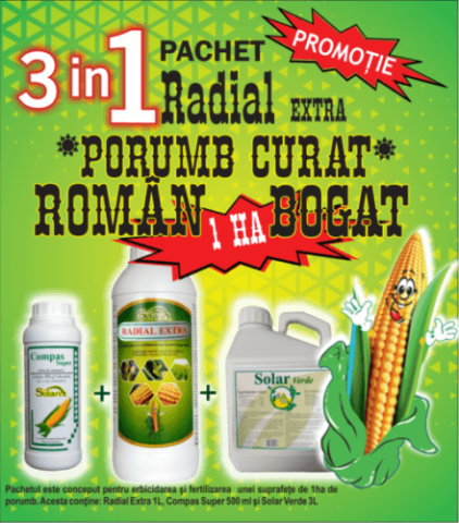 Pachet Porumb RADIAL PRO (3 in 1), Solarex - 1 Ha