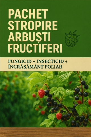 Pachete complete stropire - Pachet stropire arbusti fructiferi - Tratamentul 2