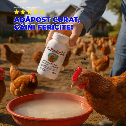 PaPaduchi – Tratament Natural pentru Păduchii de Găină, Soluție Anti-Paraziți | 100gr [5]
