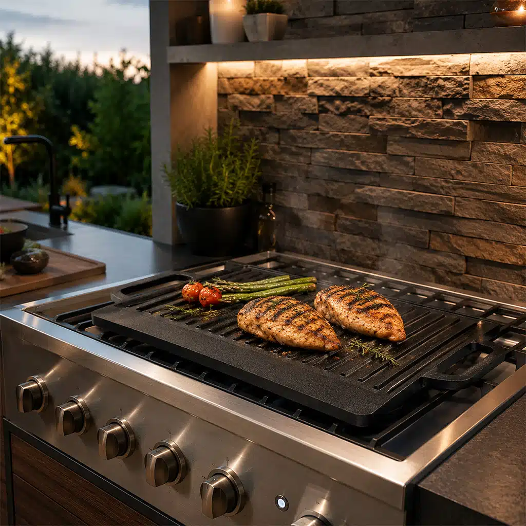 Plita din fonta cu maner, 50x23cm, Cooking with Xelon® [2]