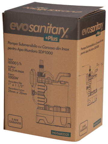 Pompa Submersibila cu Carcasa din Inox pt Apa Murdara SDP Evosanitary Plus [1]