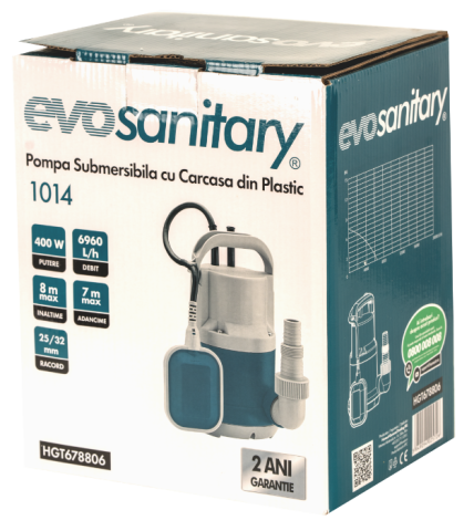 Pompa Submersibila cu Carcasa din Plastic 1014 Evosanitary [1]