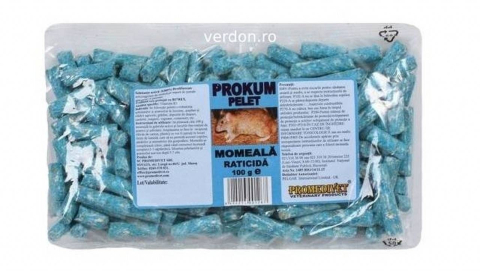 Raticide si igiena publica - Raticid PROKUM PELET - punga 100 g, Brodifacoum, Promedivet, Otrava Sobolani si Soareci