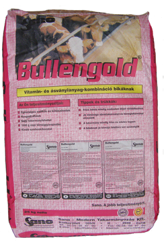 Furaje, concentrate si premixuri - SANO BULLENGOLD 1KG-Tauri la îngrăşat – de la faza de tăuraş până la sacrificare
