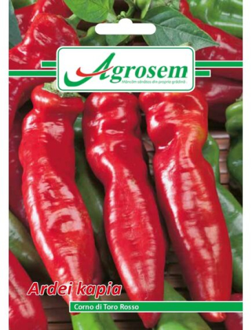 Seminte legume - Seminte Ardei Kapia CORNO DI TORO ROSSO 0.7 GR