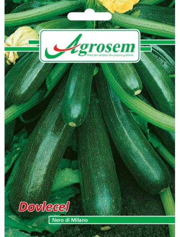 Seminte legume - Seminte Dovlecel NERO DI MILANO, AGROSEM-4GR