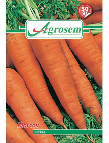 Seminte legume - Seminte morcov FLAKEE Agrosem 50 gr