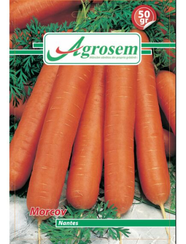 Seminte legume - Seminte Morcov Nantes Agrosem 50 gr