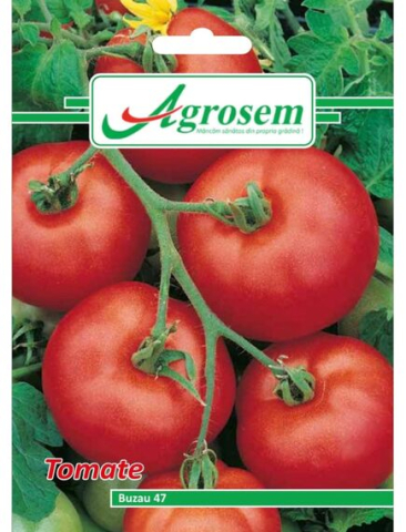 Seminte legume - Seminte Romanesti TOMATE BUZAU 47 AGROSEM 0.2 gr