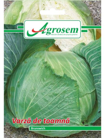 Seminte legume - Seminte Varza de Toamna BRUNSWICK 5 gr.