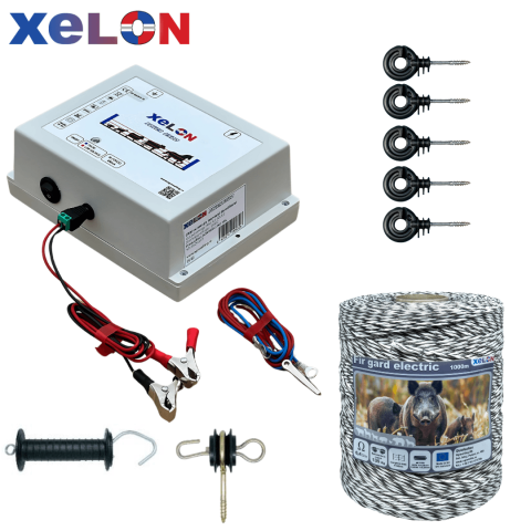 Pachete complete - Sistem gard electric 1000M, 6,5 Joule, Pachet Mistret, Xelon®