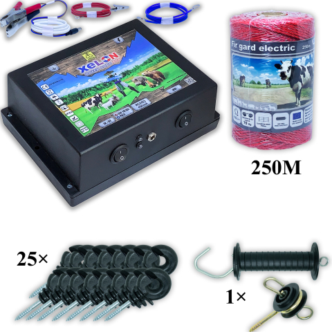 Pachete complete - Sistem gard electric 250M, 4 Joule, Pachet gospodar, Xelon®