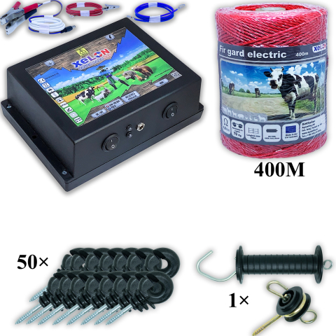 Pachete complete - Sistem gard electric 400M, 4 Joule, Pachet gospodar, Xelon®