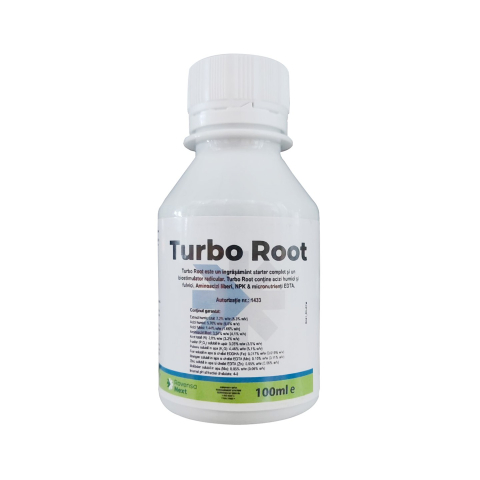 Ingrasaminte foliare si prin picurare - Stimulator de inradacinare TURBO ROOT - 100 ml, Vitana, Acizi humici si fulvici, Aminoacizi liberi, NPK