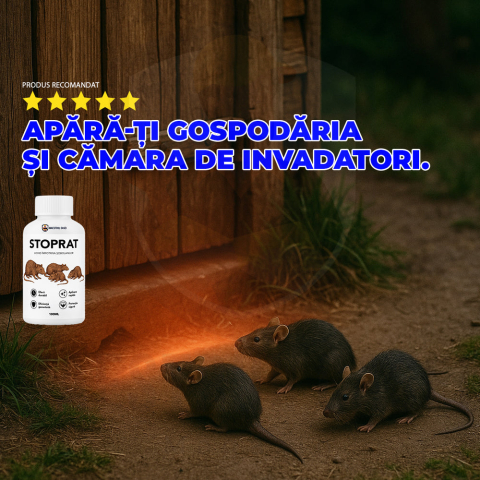 StopRat - repelent natural pentru şoareci și şobolani, protecție anti-rozătoare [3]