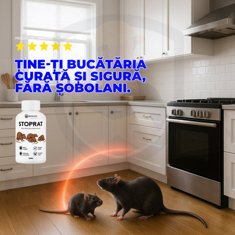 StopRat - repelent natural pentru şoareci și şobolani, protecție anti-rozătoare [1]