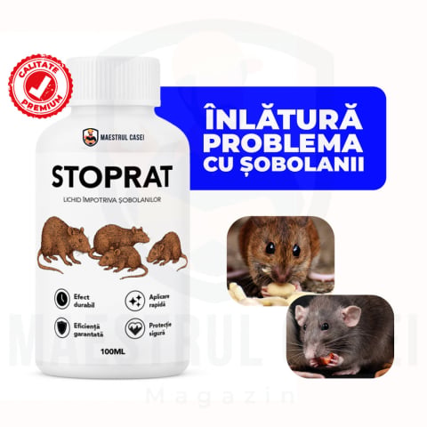 Raticide si igiena publica - StopRat - repelent natural pentru şoareci și şobolani, protecție anti-rozătoare