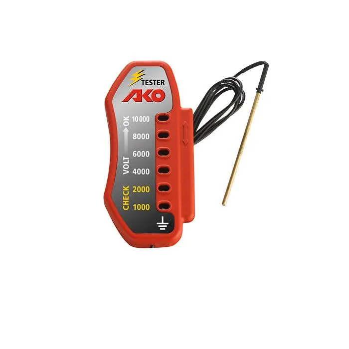 Tester pentru gard electric, 10000V, AKO
