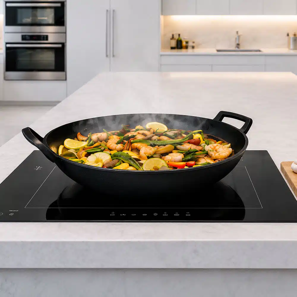 Wok din fonta, 36cm, Cooking with Xelon® [3]