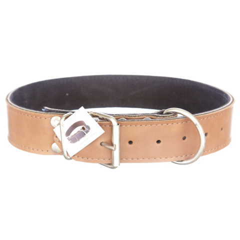 Zgarzi - Zgarda din piele groasa 4 cm/80 cm maro