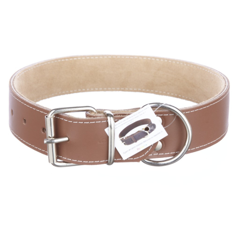 Zgarzi - Zgarda piele 4,0 cm/65 cm nr 5 maro