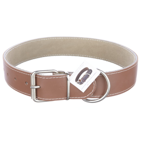 Zgarzi - Zgarda piele 4,0 cm/75 cm nr 6 maro