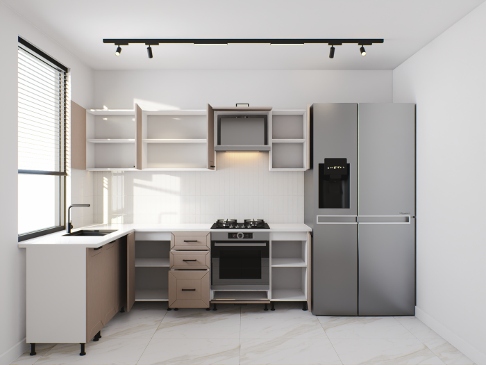 Bucătărie FORMA CORNER CLASS II, 2.4 m, fronturi din MDF [3]