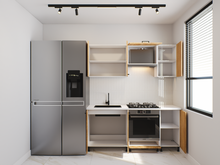 Bucătărie SCALA LINE 1.8 m, fronturi din MDF [2]