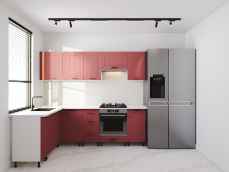 Bucătării 2,4 m - Bucătărie FORMA CORNER CLASS II, 2.4 m, fronturi din MDF